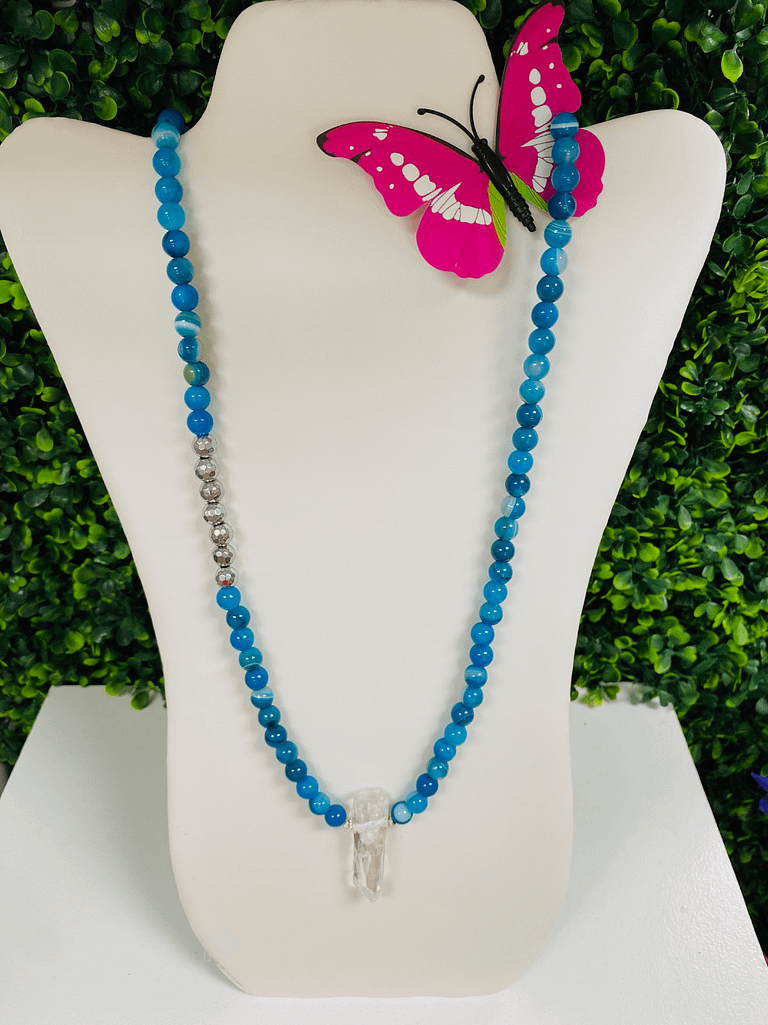 long beaded necklace